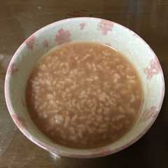รูปของ 簡単　ほうじ茶で茶粥