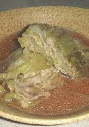 白菜としゃぶしゃぶ肉の重ね煮-レシピのメイン写真
