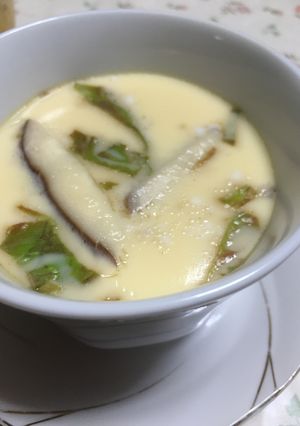 ふきのとうの茶碗蒸し♡春の香り〜-レシピのメイン写真