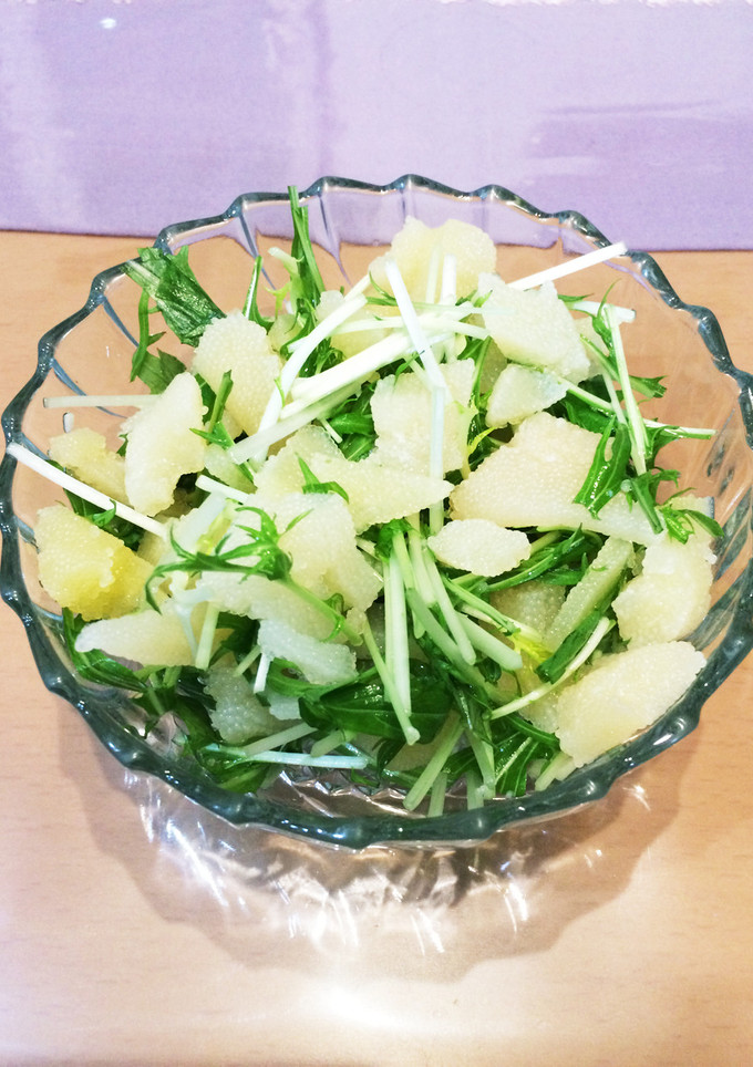 水菜と味付け数の子のさっとサラダ-レシピのメイン写真