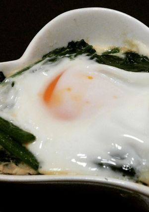 簡単♪とろぉり巣ごもり卵-レシピのメイン写真