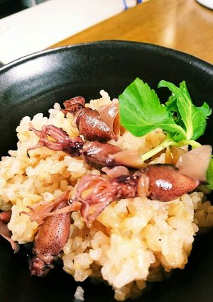 ホタルイカのもちもち玄米ごはん-レシピのメイン写真