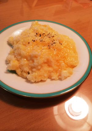 簡単！チーズリゾット風？カルボナーラご飯-レシピのメイン写真