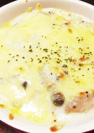 糖質制限 豆腐クリーム鶏グラタン-レシピのメイン写真