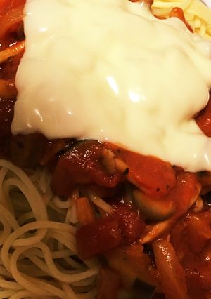 ナスとベーコンのトマトパスタ-レシピのメイン写真