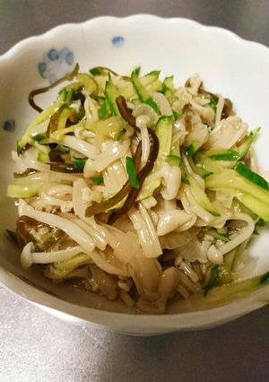 レンジ５分！新たま・えのきの塩昆布あえ-レシピのメイン写真