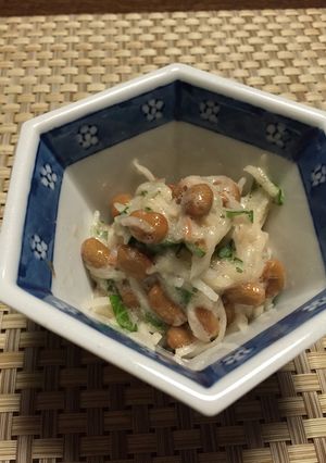 大根と納豆でシャキッ梅和え-レシピのメイン写真