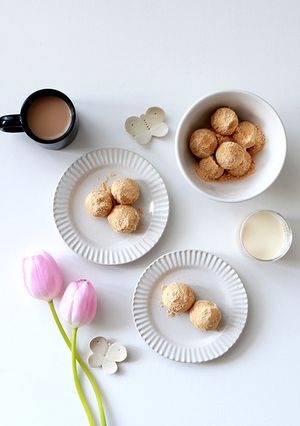 簡単レシピ♪きな粉のスノーボール-レシピのメイン写真