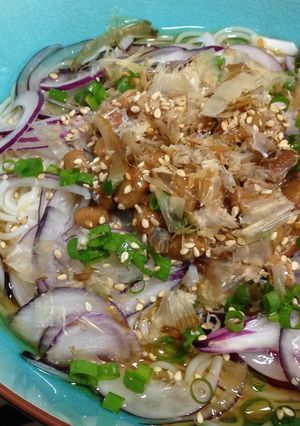 納豆冷麦-レシピのメイン写真