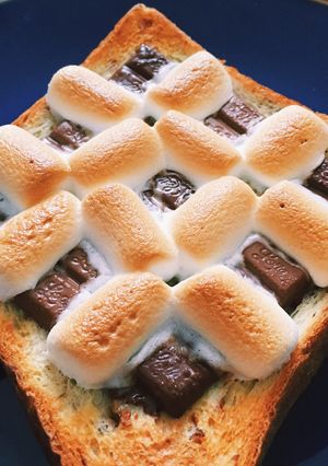 チョコマシュマロトースト-レシピのメイン写真