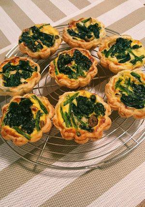 冷凍パイシートを使ったプチキッシュ-レシピのメイン写真