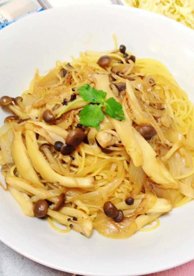 三種の茸の和風パスタ♡-レシピのメイン写真