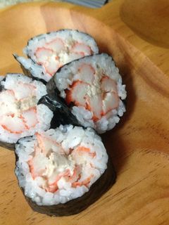 簡単お花太巻き☆お弁当にもin USA-レシピのメイン写真