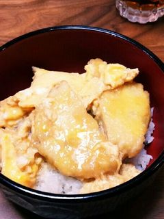 残った天ぷらで煮天丼-レシピのメイン写真