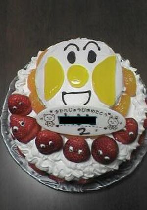 アンパンマンケーキ-レシピのメイン写真