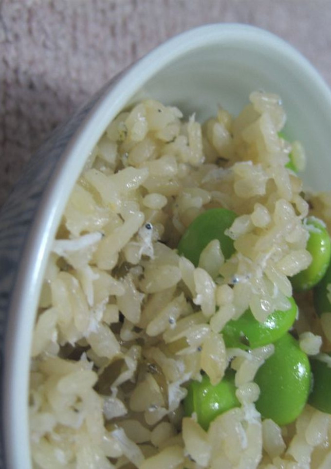 枝豆としらす♡♥炊き込みご飯-レシピのメイン写真