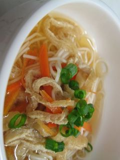 油揚げとにんじん♡♥あったかにゅう麺-レシピのメイン写真