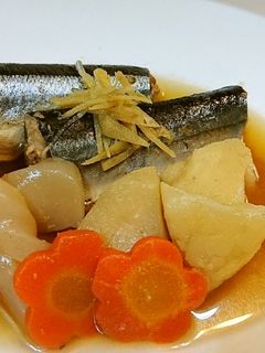 いっぺんに★コトコト【さんまの生姜煮】♪-レシピのメイン写真