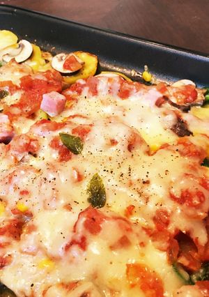 ホットプレートで簡単！ピザポテト♪-レシピのメイン写真