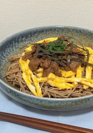 減塩焼肉だれで作る瓦そば(風)-レシピのメイン写真