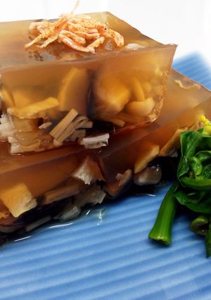 食s' 昆布ときのこの煮こごり-レシピのメイン写真