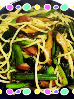 ほうれん草の柚子胡椒マヨパスタ-レシピのメイン写真