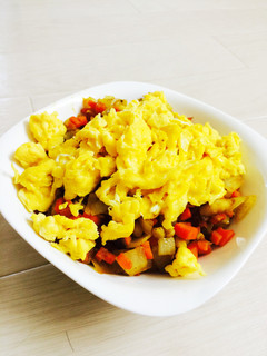 野菜たっぷり卵のせ-レシピのメイン写真