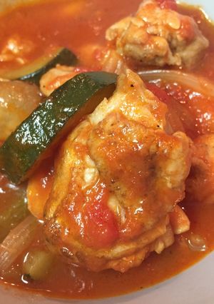 チキンのトマト煮込み☆ラタトゥイユ-レシピのメイン写真