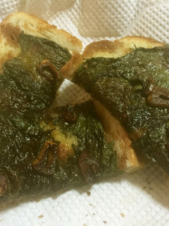 大蒜醤油漬紫蘇のトースト-レシピのメイン写真