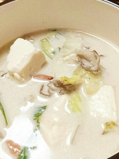 しっとり豆腐とチンゲン菜の豆乳スープ-レシピのメイン写真