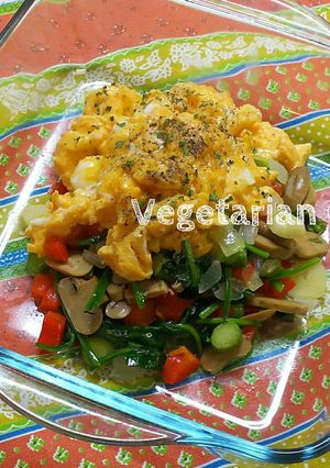 野菜たっぷり♪ベジタリアンオムレツ-レシピのメイン写真