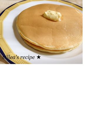 簡単！家にある材料でホットケーキ♡-レシピのメイン写真