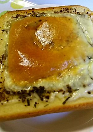 簡単★「御飯の友」チーズトースト-レシピのメイン写真