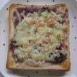 酢しょうがで小倉チーズトースト