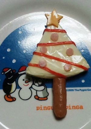6Pチーズde簡単クリスマスツリー -レシピのメイン写真