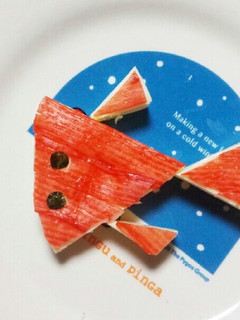 6Pチーズde簡単金魚さん つくロッピー-レシピのメイン写真