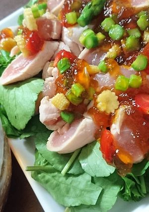 コロコロ具だくさんのポン酢ジュレ-レシピのメイン写真