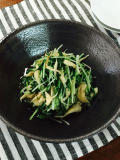 水菜と舞茸のおひたし-レシピのメイン写真