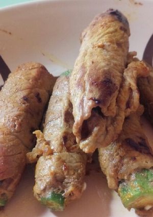 ターメリック風味のオクラの肉巻き-レシピのメイン写真