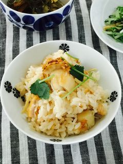 帆立の炊き込みごはん-レシピのメイン写真