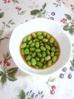 枝豆のめんつゆ漬け♪ お酢おかず-レシピのメイン写真