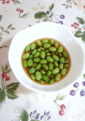 枝豆のめんつゆ漬け♪ お酢おかず-レシピのメイン写真