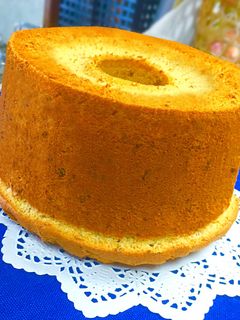 ラムレーズンシフォンケーキ-レシピのメイン写真