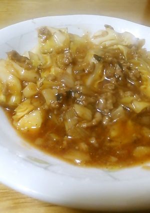 麻婆キャベツ-レシピのメイン写真