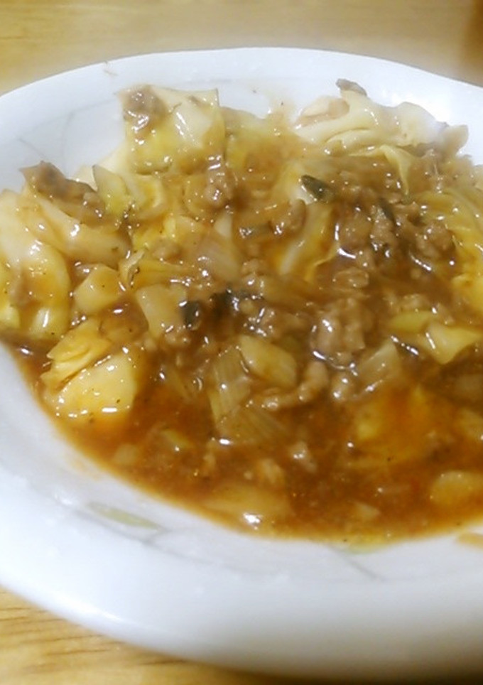 麻婆キャベツ-レシピのメイン写真