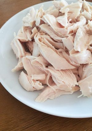 簡単！やわらかしっとりな鶏ササミの茹で方-レシピのメイン写真
