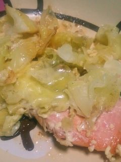 鮭とキャベツのチーズ蒸し-レシピのメイン写真