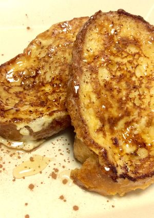 フランスパンのフレンチトースト-レシピのメイン写真