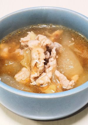 冬瓜と豚肉の中華スープ煮（小鉢）-レシピのメイン写真