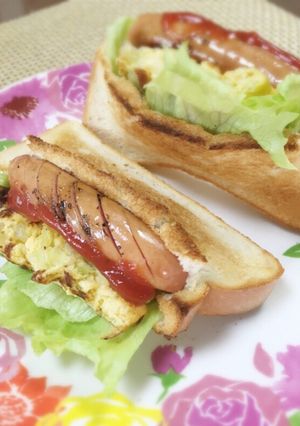 春キャベツオムレツで♬ポケットサンド-レシピのメイン写真